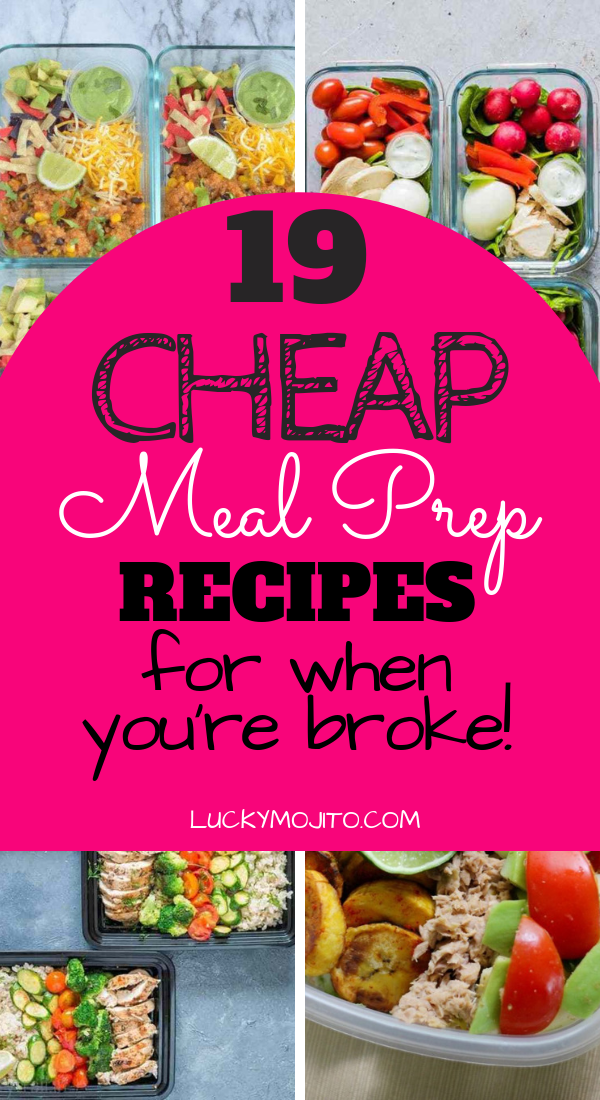 19 Meal Prep Recipes on a Budget (SAVE TIME & MONEY! $$$$) | Lucky Mojito - 19 Meal Prep Recipes on a Budget (SAVE TIME & MONEY! $$$$) | Lucky Mojito -   19 meal prep recipes for weight loss cheap ideas