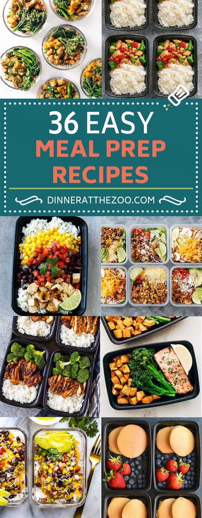 36 Easy Meal Prep Recipes - Dinner at the Zoo - 36 Easy Meal Prep Recipes - Dinner at the Zoo -   19 meal prep recipes for weight loss cheap ideas