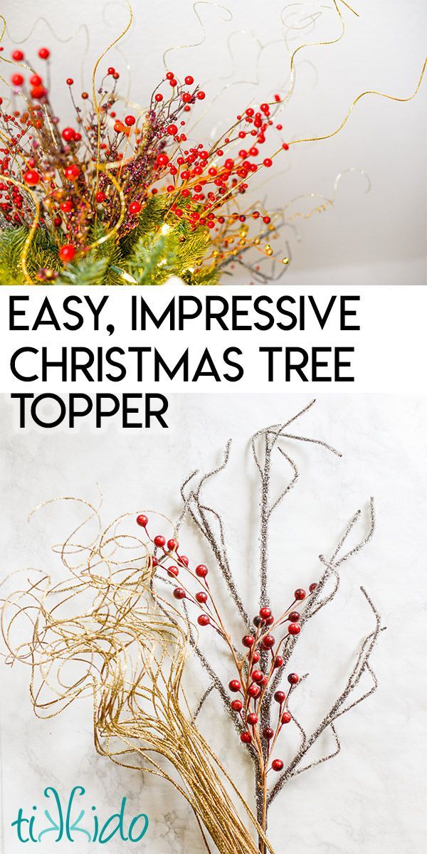 Easy, Dramatic, DIY Christmas Tree Topper - Easy, Dramatic, DIY Christmas Tree Topper -   19 tree topper diy ideas