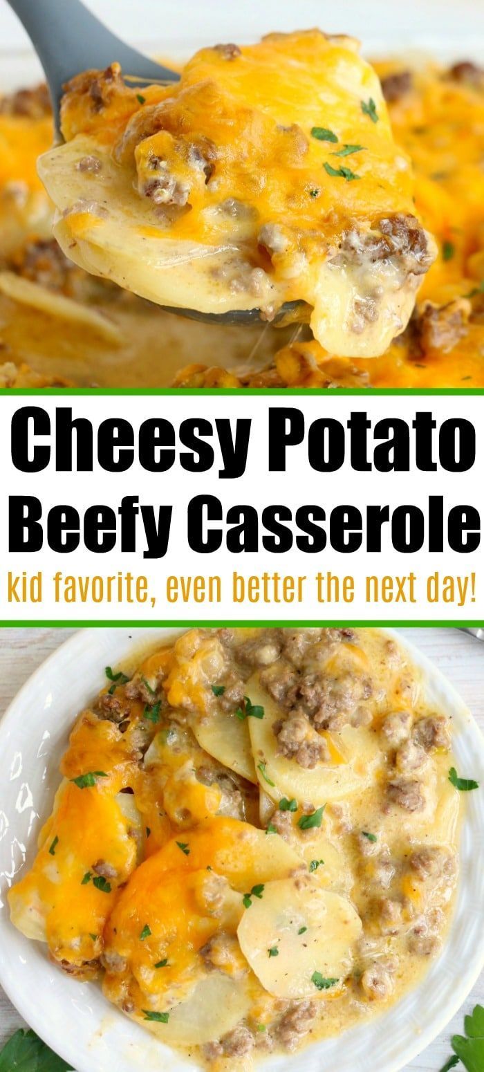 Cheesy Ground Beef Potato Casserole is the New Favorite Breakfast Bake - Cheesy Ground Beef Potato Casserole is the New Favorite Breakfast Bake -   20 dinner recipes for family main dishes ground beef ideas