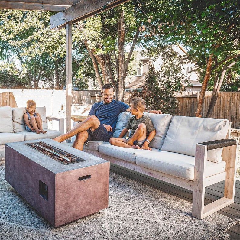 DIY Outdoor Sofa| Mr. Build It | Build Plans - DIY Outdoor Sofa| Mr. Build It | Build Plans -   20 diy Garden sofa ideas