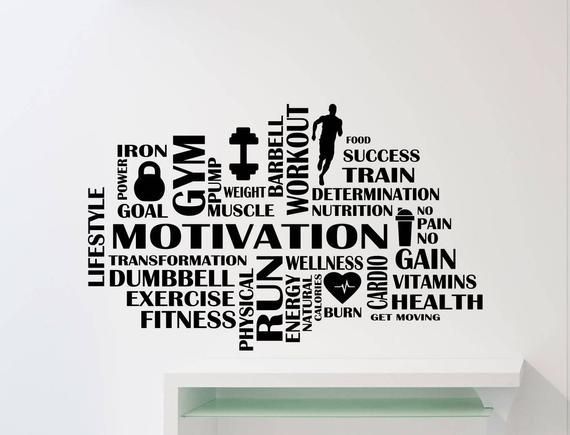 Gym Motivation Wall Decal Fitness Words Cloud Sport Gymnastics Training Graphics Vinyl Sticker Room Interior Art Decor Workout Mural 103gy - Gym Motivation Wall Decal Fitness Words Cloud Sport Gymnastics Training Graphics Vinyl Sticker Room Interior Art Decor Workout Mural 103gy -   22 fitness Wallpaper awesome ideas