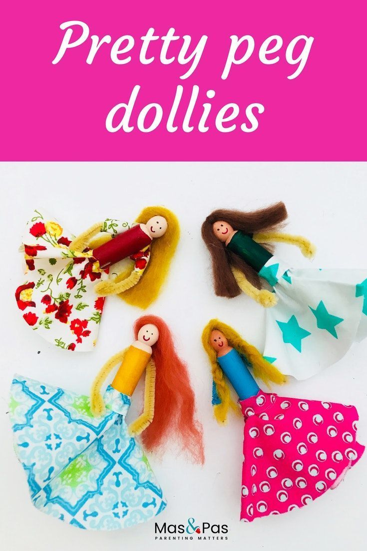 Dolly Peg Dancing Dolls | Easy Kids Crafts | Mas & Pas - Dolly Peg Dancing Dolls | Easy Kids Crafts | Mas & Pas -   23 fabric crafts for kids to make ideas