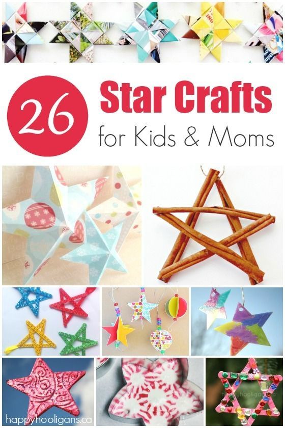 26 Star Crafts for All Ages - Happy Hooligans - 26 Star Crafts for All Ages - Happy Hooligans -   23 fabric crafts for kids to make ideas