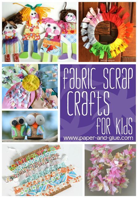 Fabric Scrap Crafts And Activities For Kids - Fabric Scrap Crafts And Activities For Kids -   23 fabric crafts for kids to make ideas