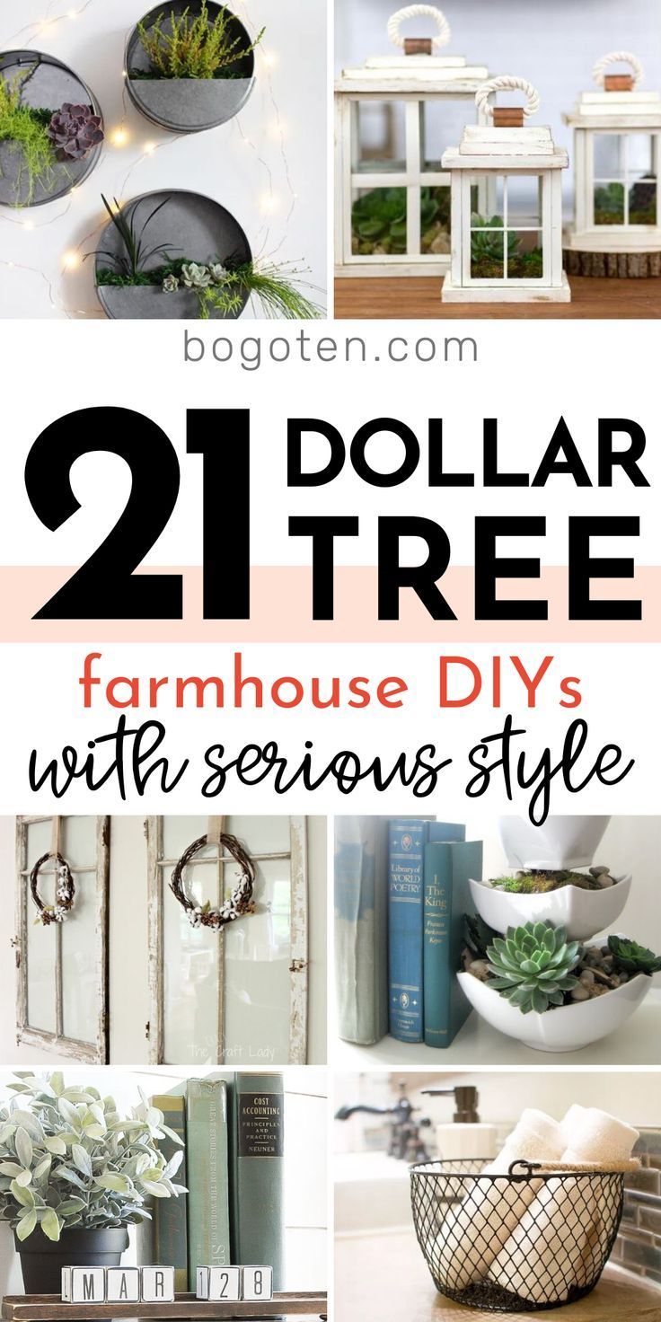 Dollar Tree Farmhouse DIYs They'll Think Cost a Fortune! (With images) | Dollar tree diy crafts, Diy - Dollar Tree Farmhouse DIYs They'll Think Cost a Fortune! (With images) | Dollar tree diy crafts, Diy -   23 home decor for cheap dollar stores ideas