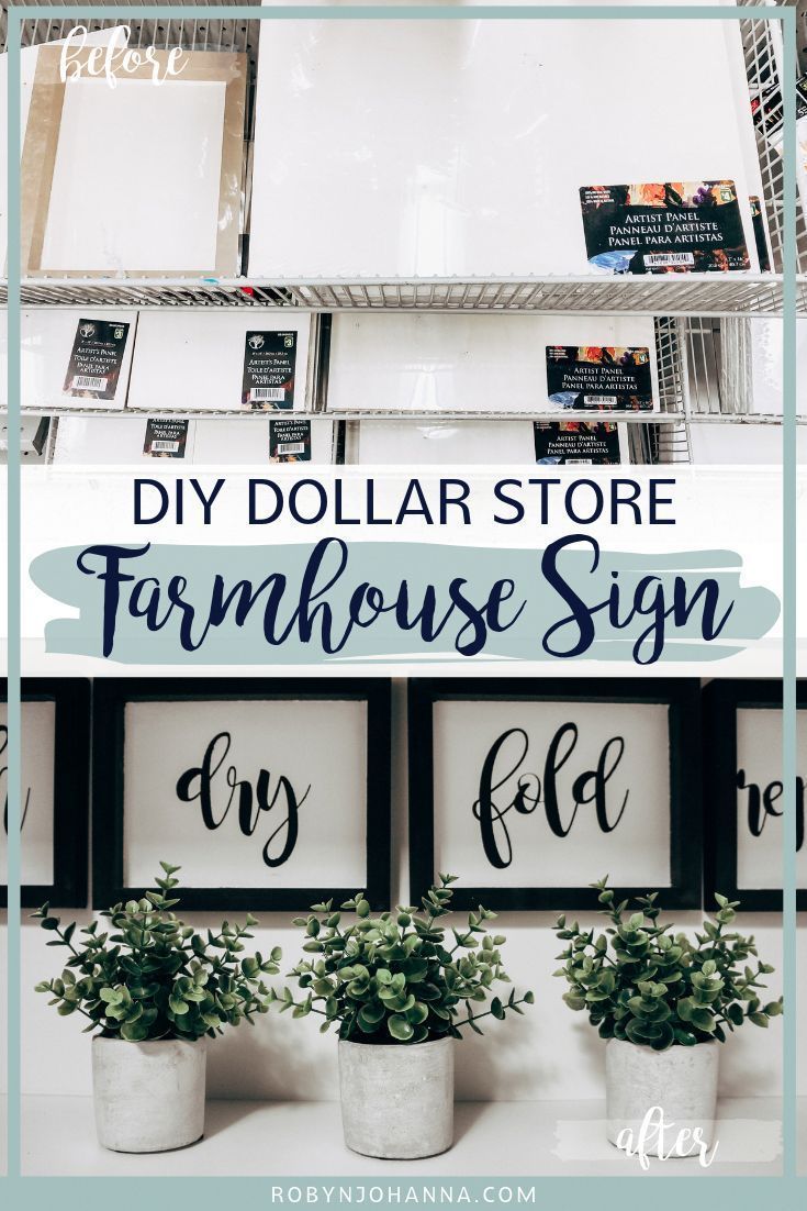 DIY Dollar Store Farmhouse Sign That Will Blow Your Mind - Robyn Johanna - DIY Dollar Store Farmhouse Sign That Will Blow Your Mind - Robyn Johanna -   23 home decor for cheap dollar stores ideas