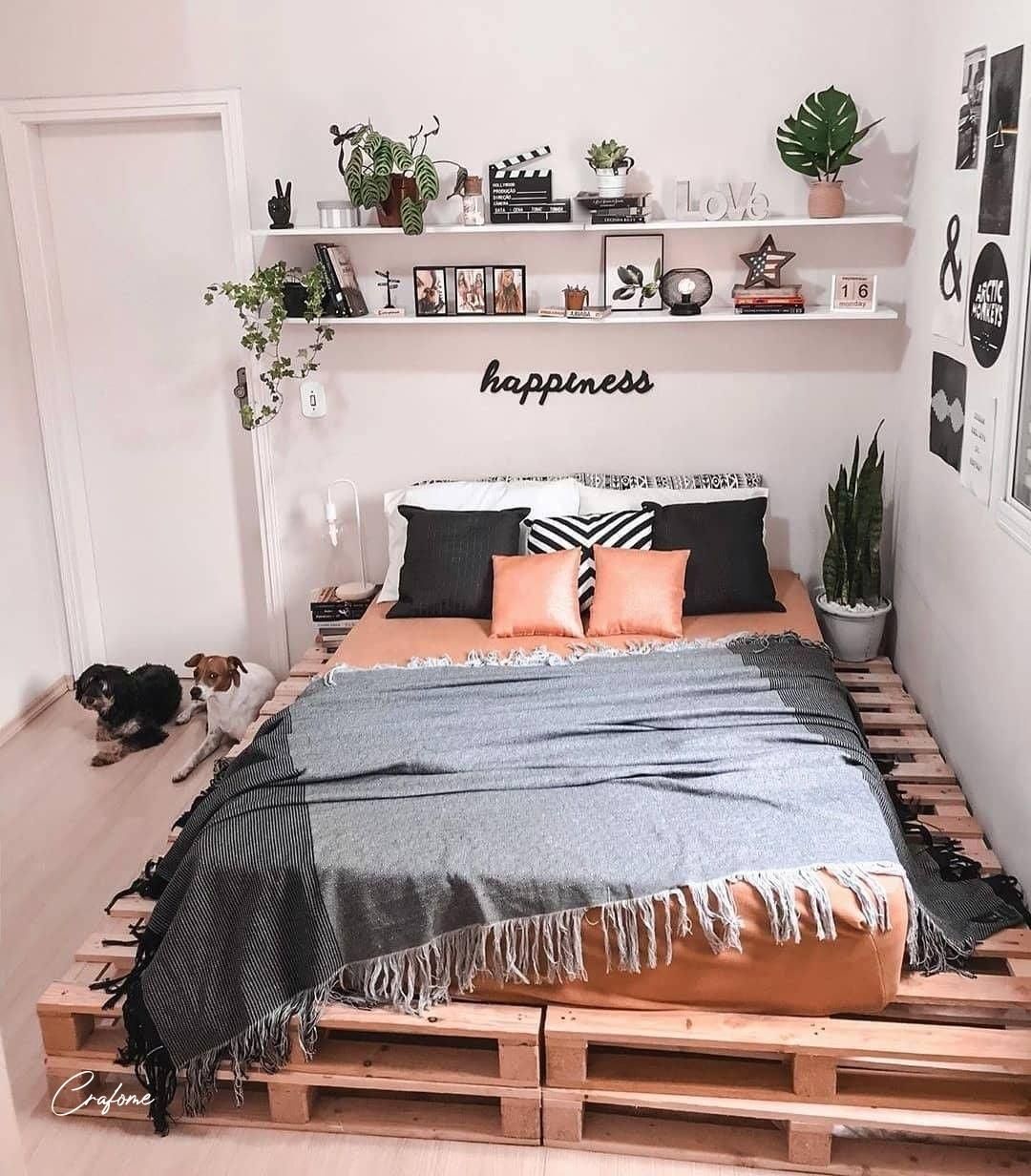 50+ Adorable Pallet Bed Ideas You Will Love - Crafome - 50+ Adorable Pallet Bed Ideas You Will Love - Crafome -   23 room decor for teens ideas