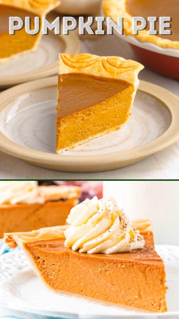 Pumpkin Pie - Pumpkin Pie -   25 pumpkin pie recipe homemade videos ideas