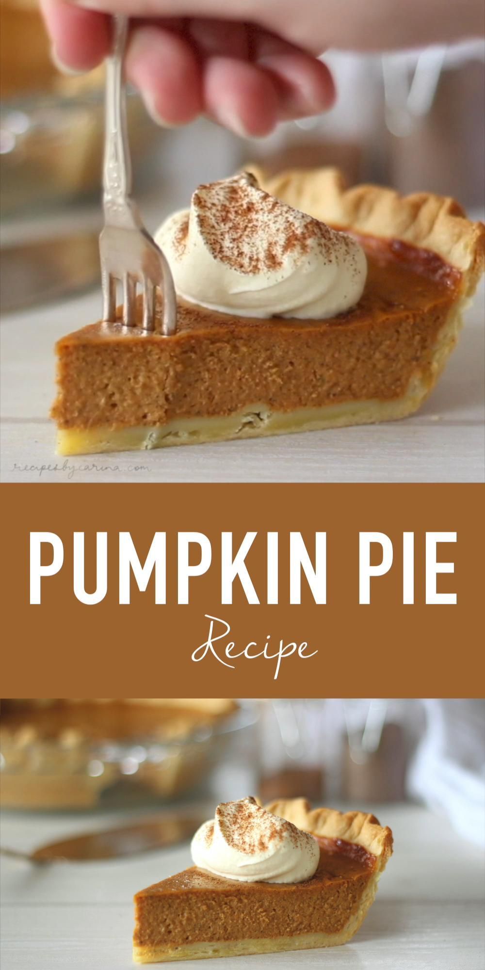 Homemade Pumpkin Pie Recipe - Homemade Pumpkin Pie Recipe -   25 pumpkin pie recipe homemade videos ideas