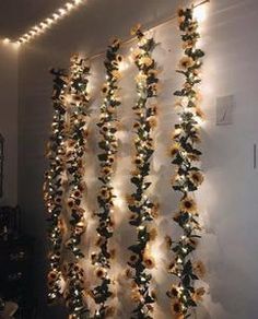 Sunflower LED String Lights - Sunflower LED String Lights -   10 room decor diy ideas