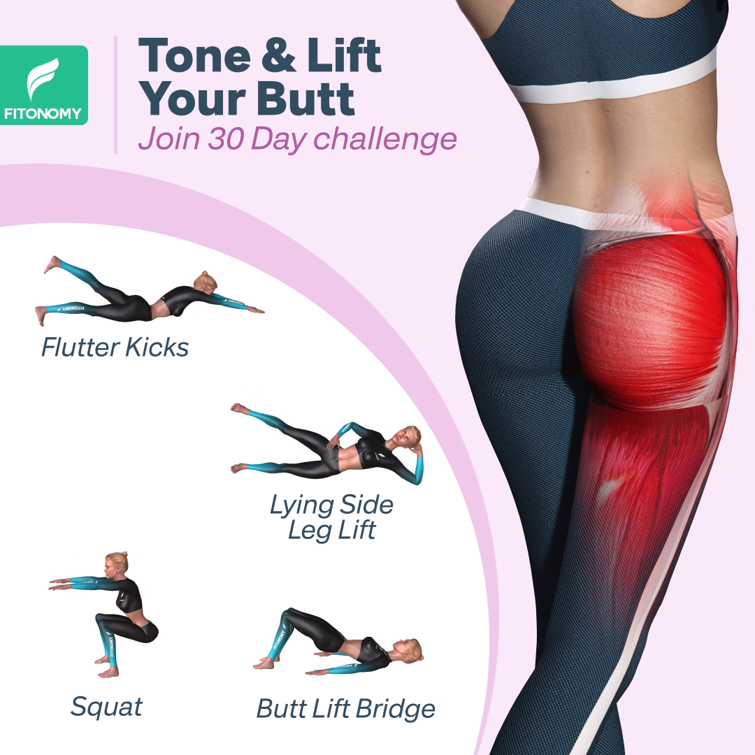 TONE & LIFT YOUR BUTT - TONE & LIFT YOUR BUTT -   workouts for bigger but at home