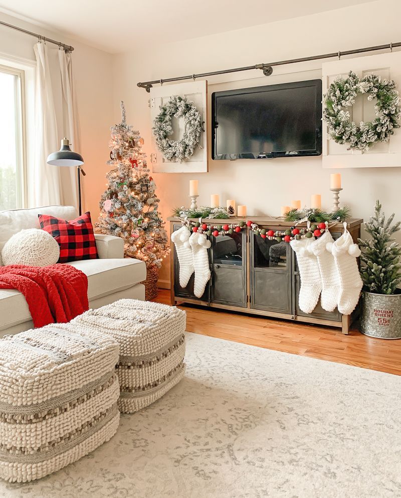 Our Cozy Christmas Living Room - Our Cozy Christmas Living Room -   14 xmas decorations living room diy crafts ideas
