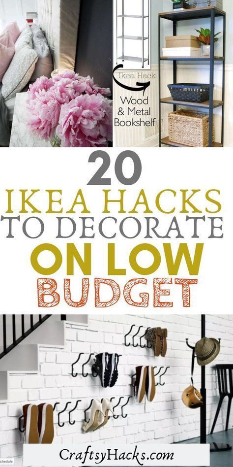 20 Amazing Ikea Hacks to Decorate on a Lower Budget - 20 Amazing Ikea Hacks to Decorate on a Lower Budget -   16 home decor for cheap small houses ideas