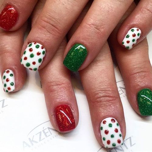 nail winter - nail winter -   16 xmas nails designs simple christmas ideas