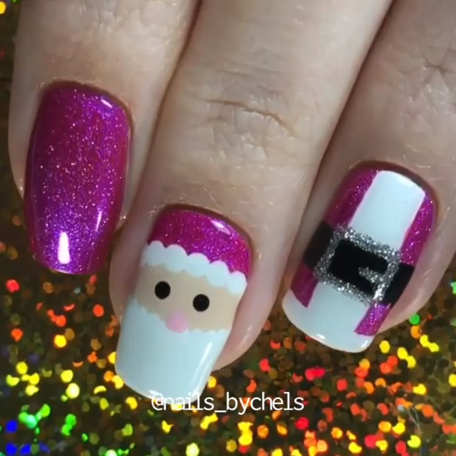 Santa Claus Is Coming Soon!  - Santa Claus Is Coming Soon!  -   16 xmas nails designs simple christmas ideas