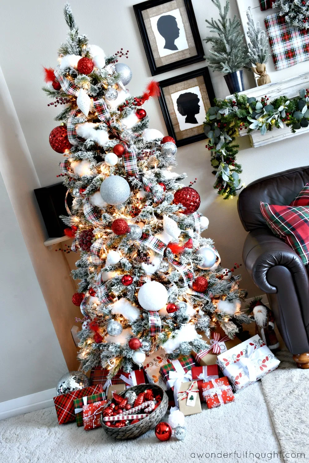 Red, Green and Plaid Christmas Tree - A Wonderful Thought - Red, Green and Plaid Christmas Tree - A Wonderful Thought -   17 christmas tree decorations 2020 ideas
