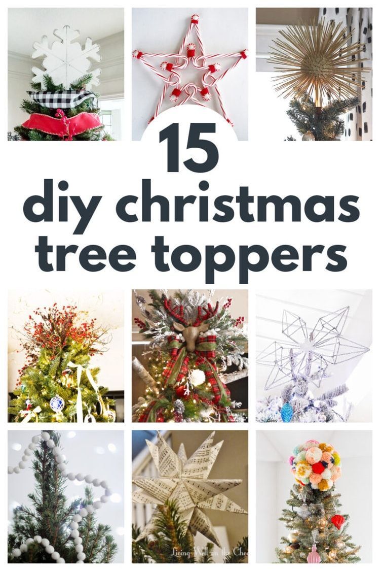 15 Fun & Unique Christmas Tree Topper Ideas - 15 Fun & Unique Christmas Tree Topper Ideas -   diy tree topper fun