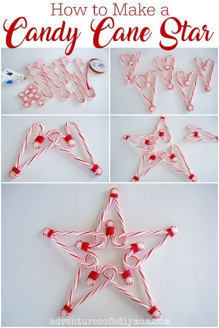 How to Make a Candy Cane Star Tree Topper - How to Make a Candy Cane Star Tree Topper -   17 diy tree topper fun ideas
