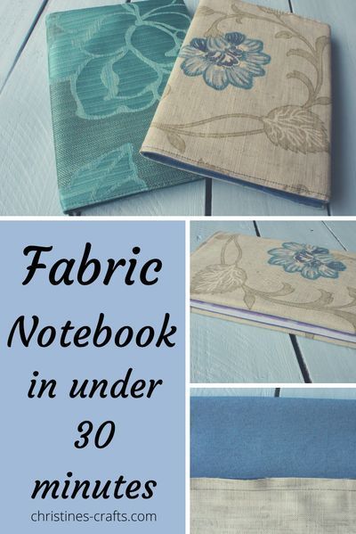 Quick and Easy but Stylish Fabric Covered Notebooks - DIY - Quick and Easy but Stylish Fabric Covered Notebooks - DIY -   17 fabric crafts to sell gift ideas