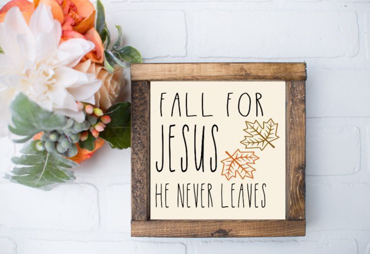 Fall for Jesus He Never Leaves Fall Home Decor Farmhouse | Etsy - Fall for Jesus He Never Leaves Fall Home Decor Farmhouse | Etsy -   17 thanksgiving home decor ideas