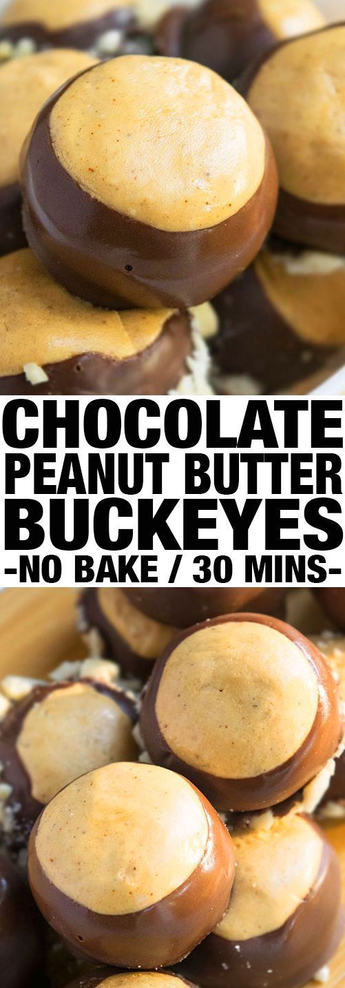 Easy Buckeye Recipe (Peanut Butter Balls) - Easy Buckeye Recipe (Peanut Butter Balls) -   18 buckeyes recipe easy best ideas