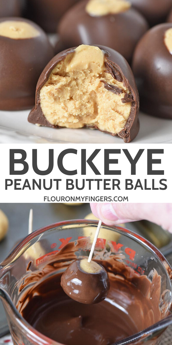 Easy 4-Ingredient Buckeye Peanut Butter Balls - Easy 4-Ingredient Buckeye Peanut Butter Balls -   18 buckeyes recipe easy best ideas
