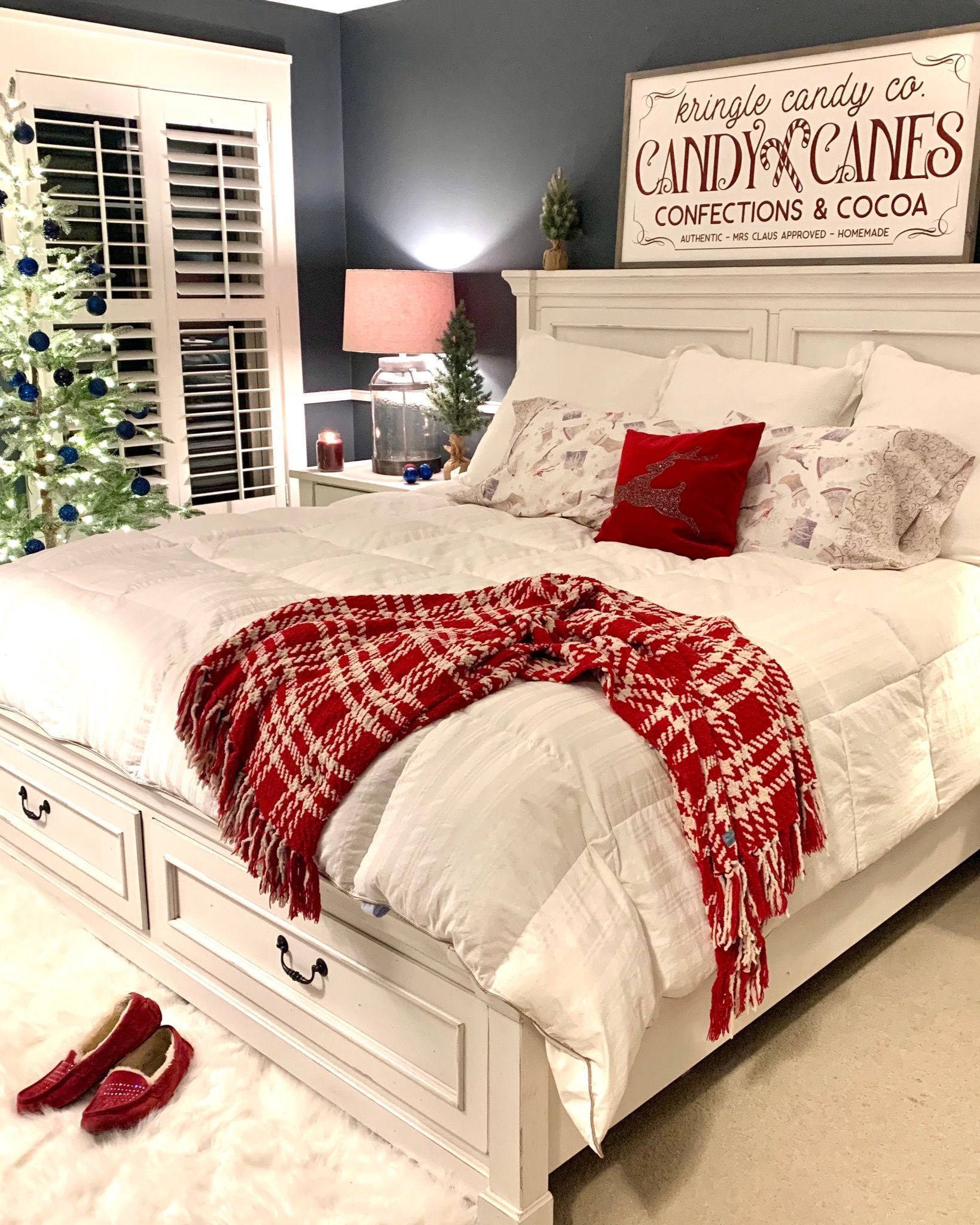 18 christmas decor for bedroom cozy ideas