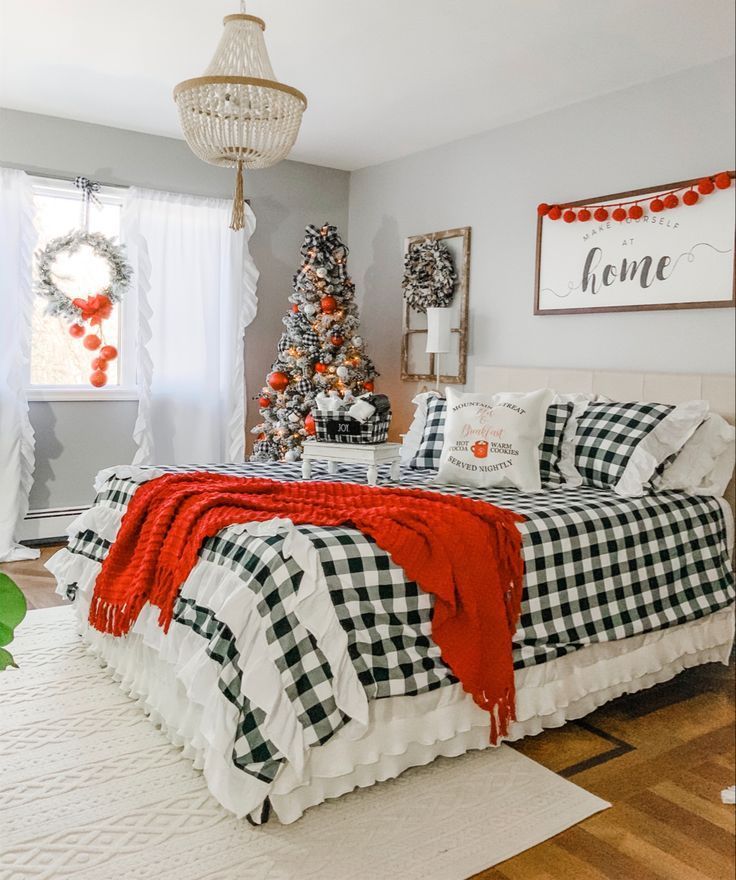Very Merry Guestroom - Very Merry Guestroom -   18 christmas decor for bedroom cozy ideas