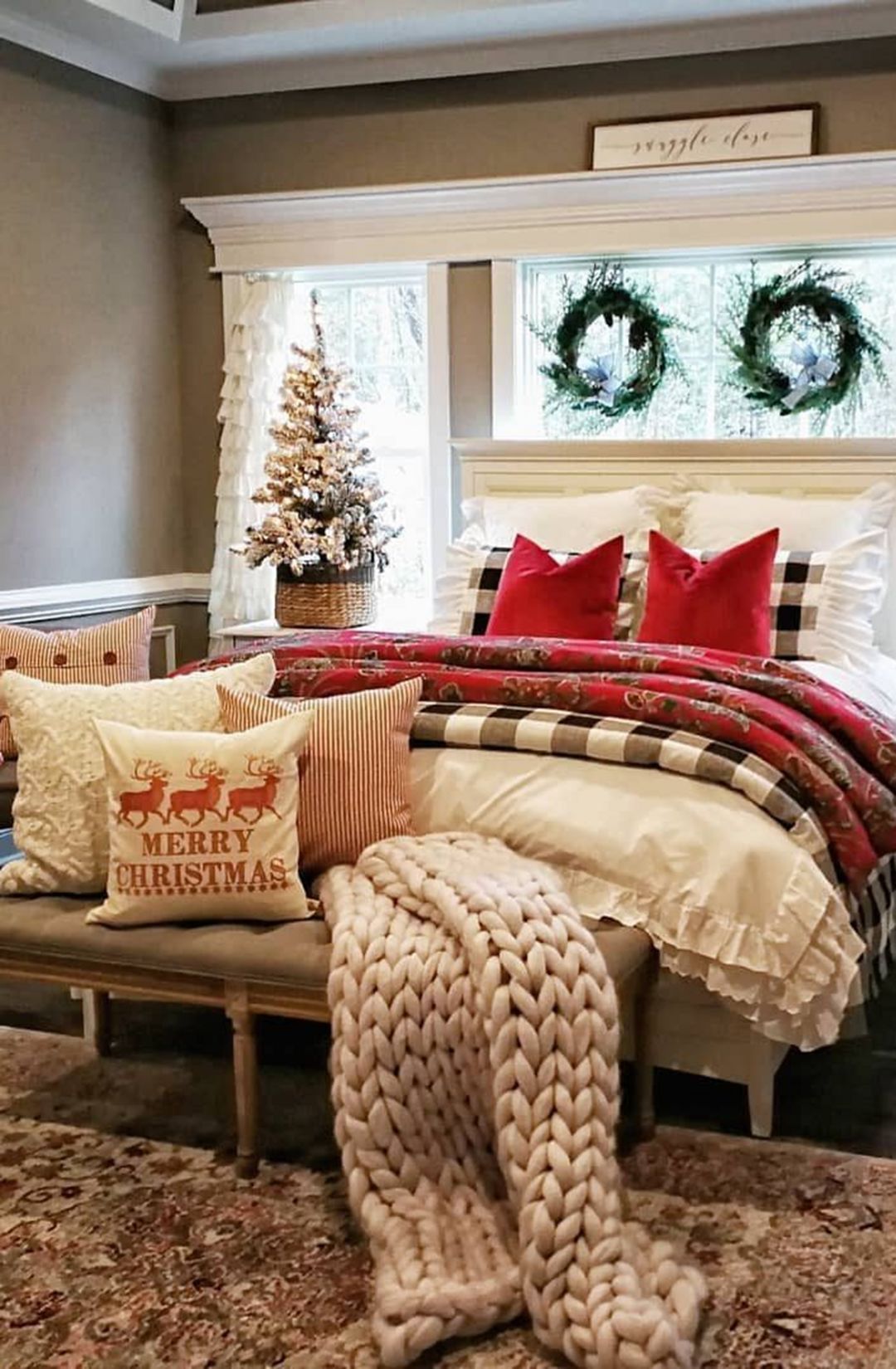 bedroom suite - bedroom suite -   18 christmas decor for bedroom cozy ideas
