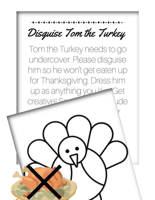 Tom the Turkey Free Printables | Turkey in Disguise Turkey Template and Instructions - Tom the Turkey Free Printables | Turkey in Disguise Turkey Template and Instructions -   18 disguise a turkey project printable template ideas