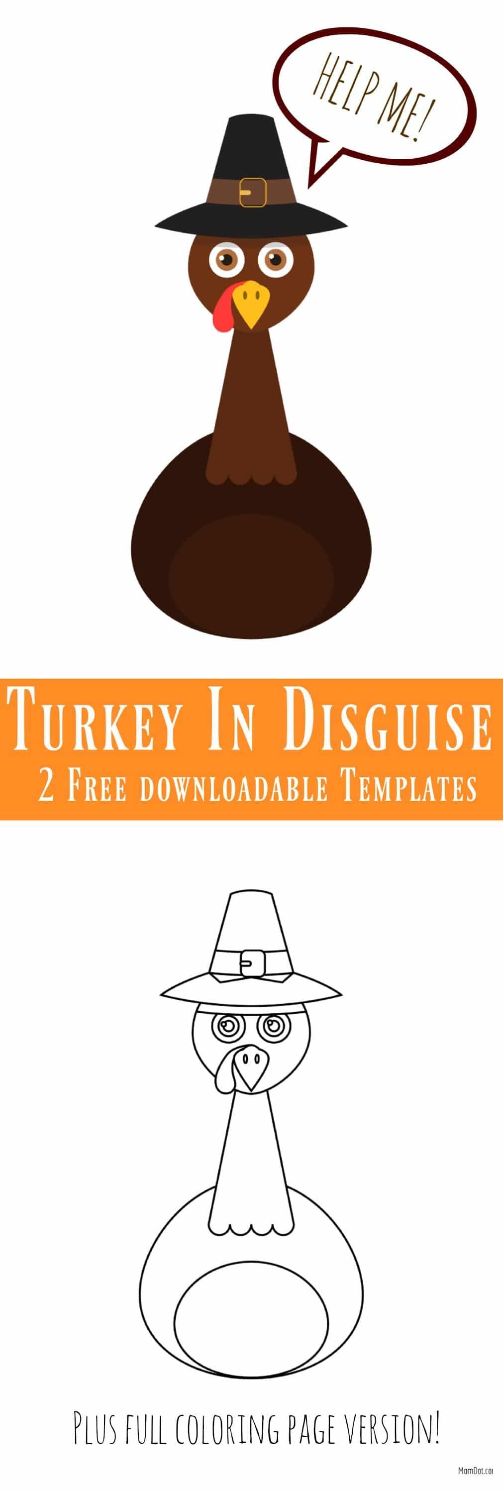 Turkey in Disguise Free Printable Template - Turkey in Disguise Free Printable Template -   18 disguise a turkey project printable template ideas