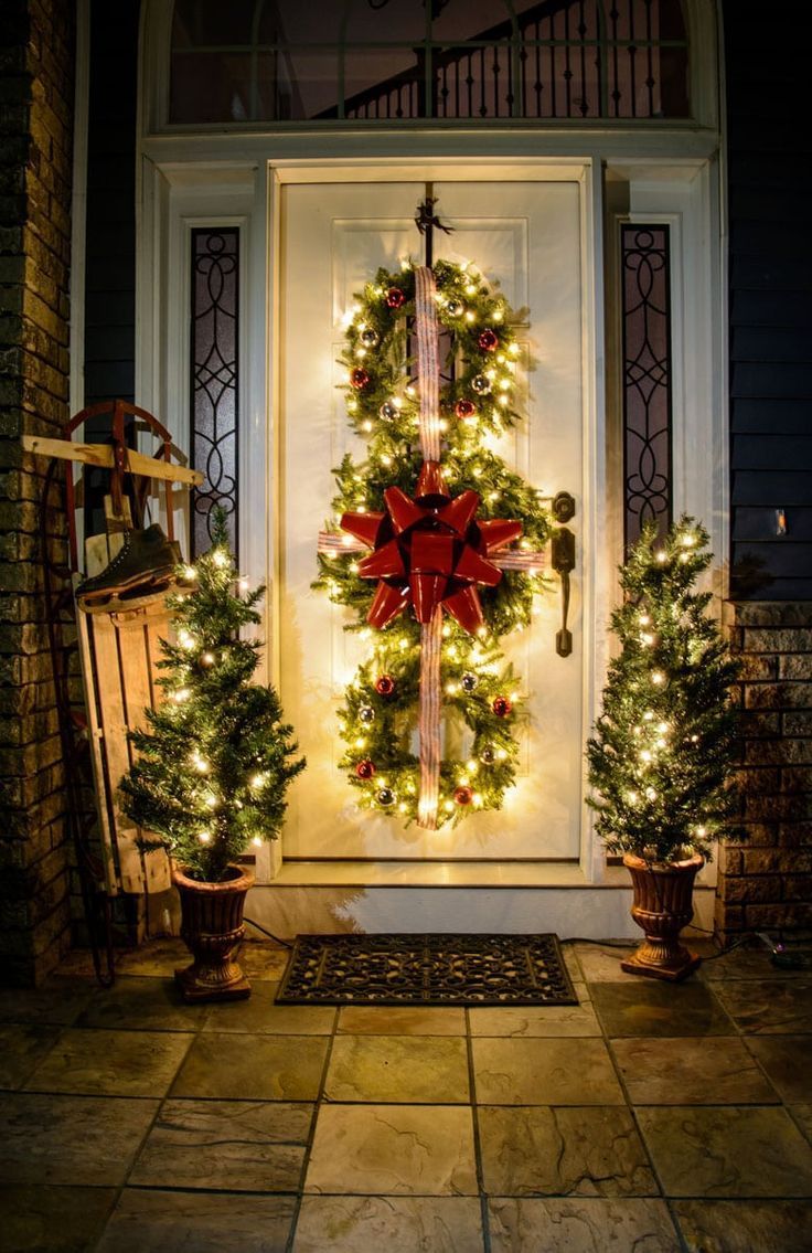 18 farmhouse christmas tree topper wreaths & garlands ideas