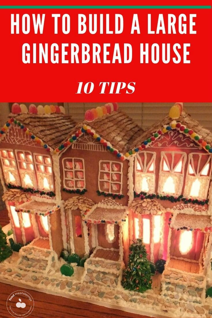 Top 10 Tips for building a large gingerbread house - Top 10 Tips for building a large gingerbread house -   18 ginger bread house decorations christmas gingerbread ideas
