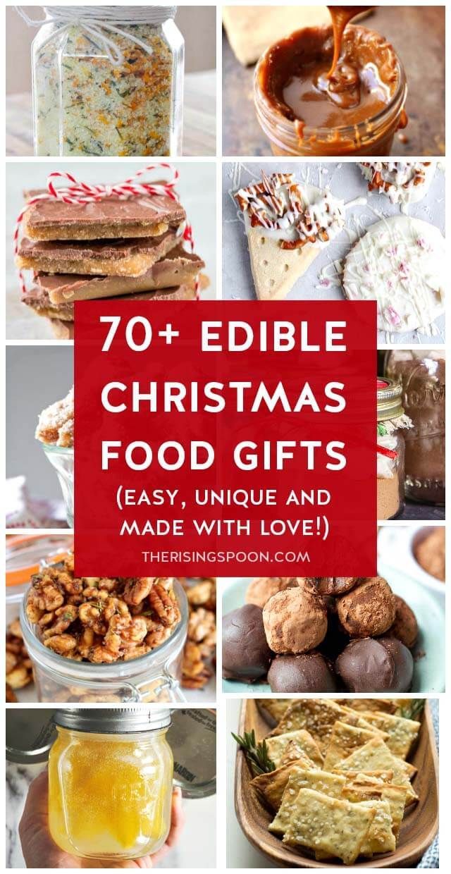 70+ Homemade Christmas Food Gifts (Using Simple Ingredients) - 70+ Homemade Christmas Food Gifts (Using Simple Ingredients) -   18 homemade food gifts for xmas ideas