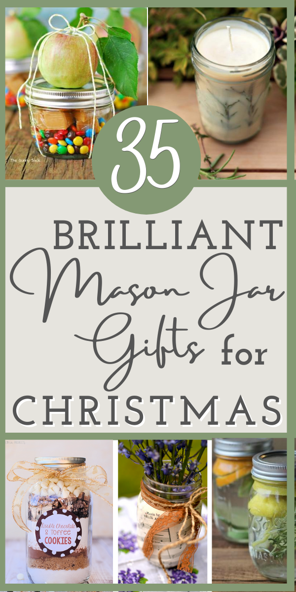 35 Clever & Creative Mason Jar Gifts for Christmas - 35 Clever & Creative Mason Jar Gifts for Christmas -   18 homemade food gifts for xmas ideas