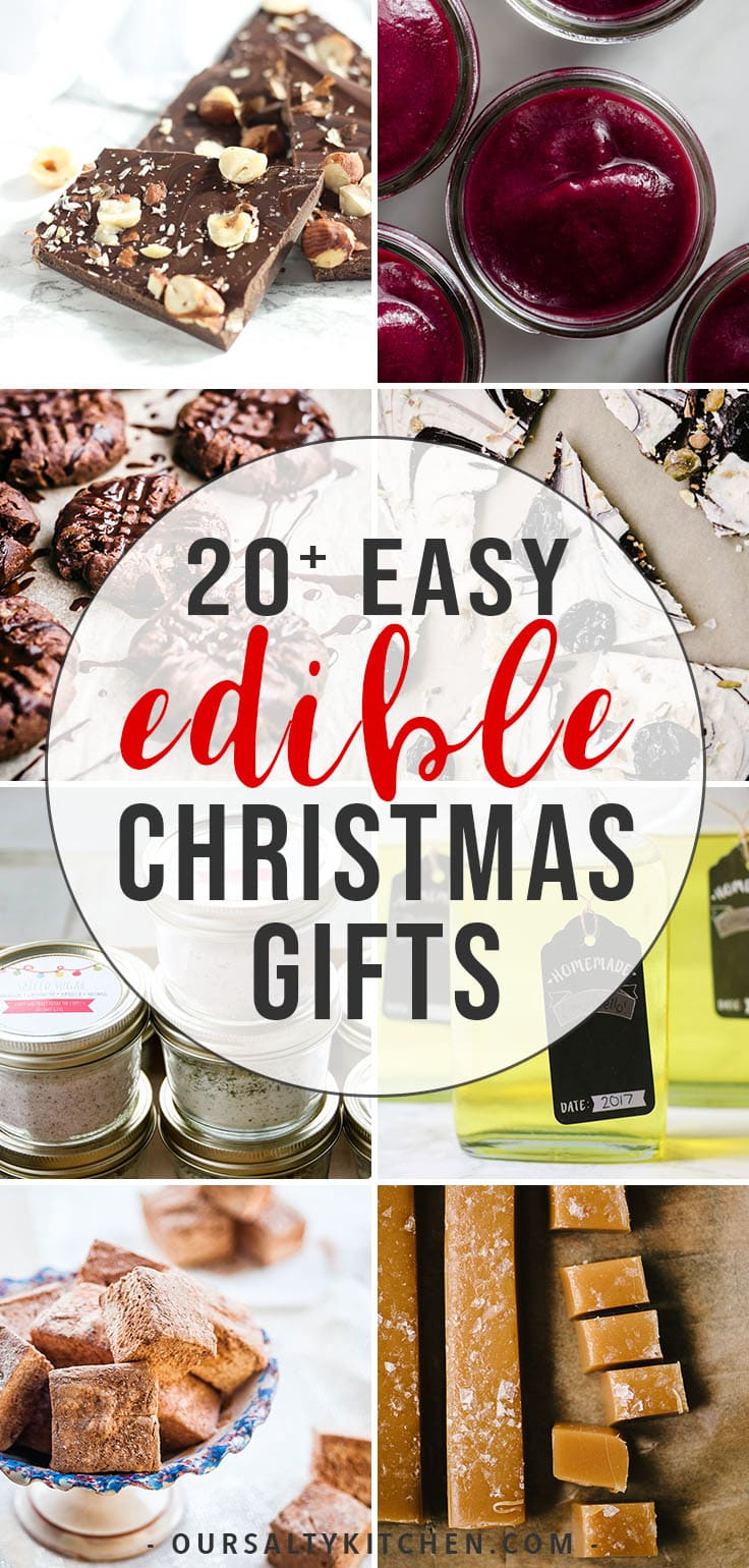 20+ Homemade Edible Christmas Gifts - 20+ Homemade Edible Christmas Gifts -   18 homemade food gifts for xmas ideas