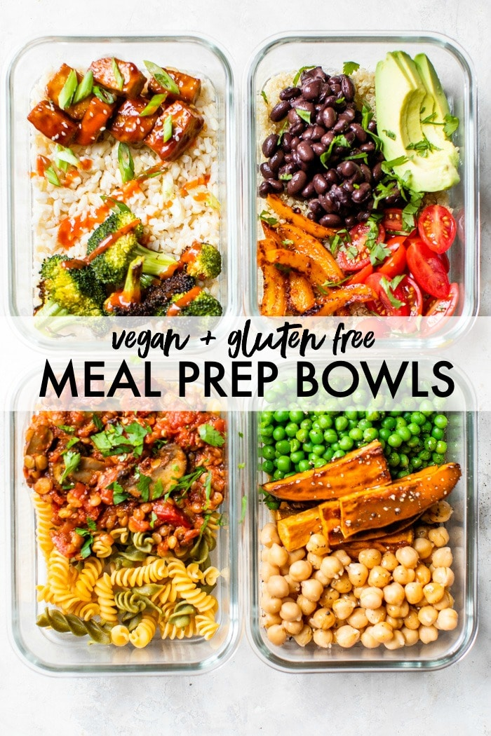 Easy Vegan Meal Prep Bowls - The Almond Eater - Easy Vegan Meal Prep Bowls - The Almond Eater -   18 meal prep recipes vegetarian lunch ideas