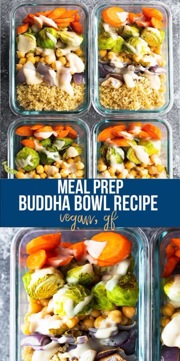 Buddha Bowl Recipe - Buddha Bowl Recipe -   18 meal prep recipes vegetarian lunch ideas
