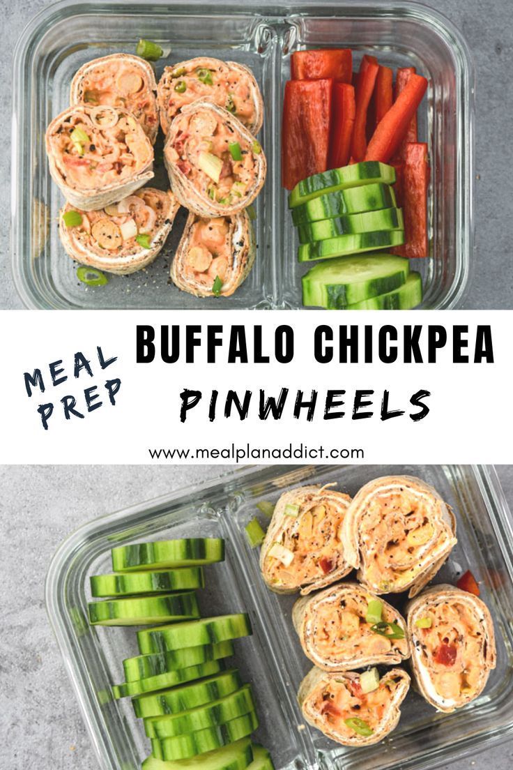 Buffalo Chickpea Pinwheel Meal Prep - Meal Plan Addict - Buffalo Chickpea Pinwheel Meal Prep - Meal Plan Addict -   18 meal prep recipes vegetarian lunch ideas
