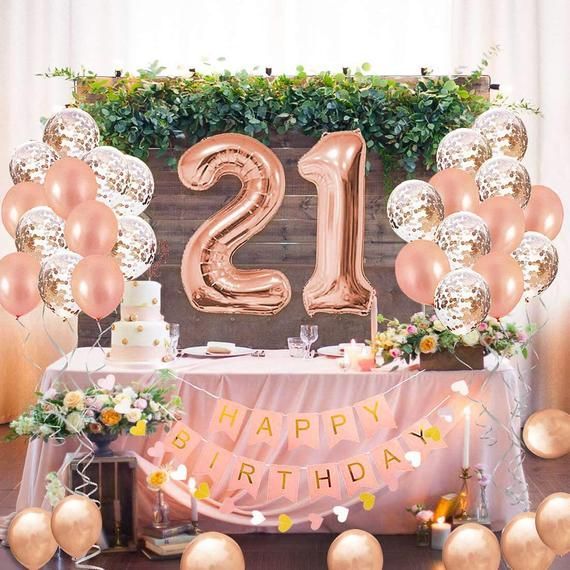 21st Birthday Decorations, Rose Gold Twenty First Party Supplies, Finally 21 Birthday Sash Gift for - 21st Birthday Decorations, Rose Gold Twenty First Party Supplies, Finally 21 Birthday Sash Gift for -   18 room decor for birthday ideas