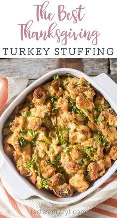 Grandma's Thanksgiving Turkey Stuffing {Family Recipe} - Grandma's Thanksgiving Turkey Stuffing {Family Recipe} -   18 stuffing recipes easy ovens ideas