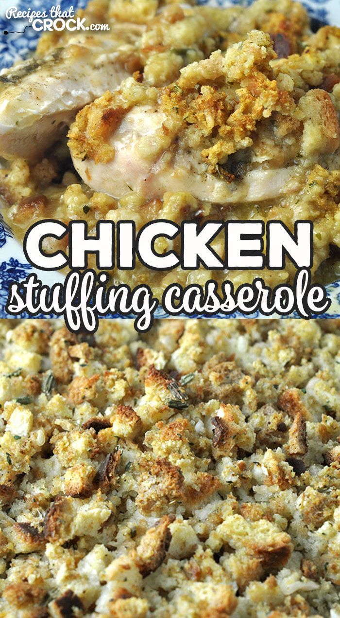 Chicken Stuffing Casserole - Chicken Stuffing Casserole -   18 stuffing recipes easy ovens ideas