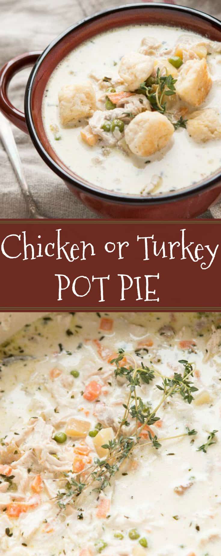Chicken or Turkey Pot Pie Soup - Oh Sweet Basil - Chicken or Turkey Pot Pie Soup - Oh Sweet Basil -   18 turkey pot pie soup crockpot ideas