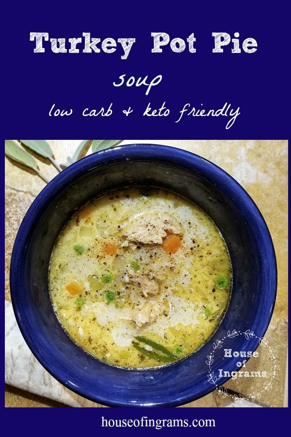 Turkey Pot Pie Soup (Low Carb and Keto Friendly) - Turkey Pot Pie Soup (Low Carb and Keto Friendly) -   18 turkey pot pie soup crockpot ideas