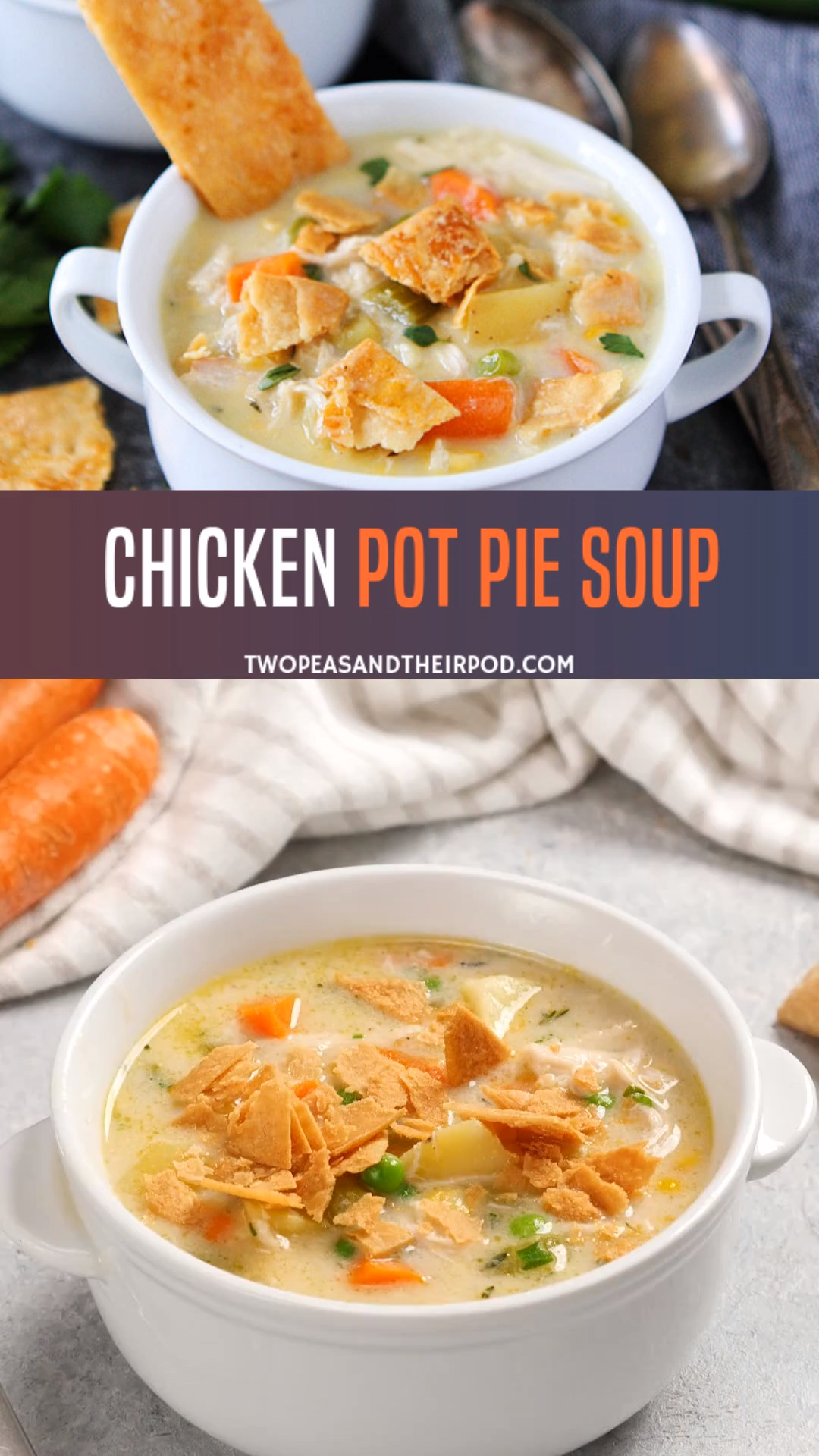 Chicken Pot Pie Soup - Chicken Pot Pie Soup -   18 turkey pot pie soup crockpot ideas