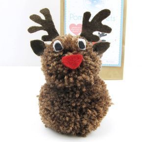 Pom Pom Pets Craft Kit Reindeer - Pom Pom Pets Craft Kit Reindeer -   18 xmas crafts to make for kids ideas