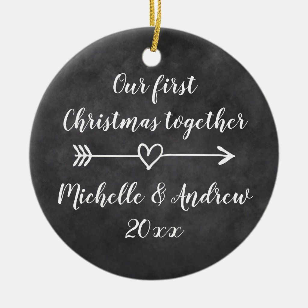 Our 1st Christmas together custom tree ornament - Our 1st Christmas together custom tree ornament -   18 xmas gifts for boyfriend diy ideas