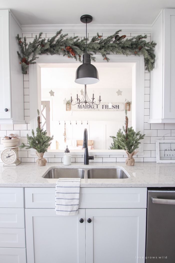 19 christmas kitchen decorations farmhouse style ideas