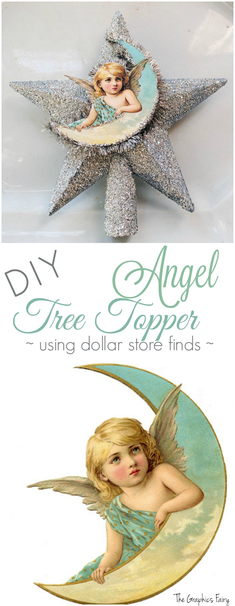 How to Make an Angel Tree Topper - Dollar Store Decorating - How to Make an Angel Tree Topper - Dollar Store Decorating -   19 christmas tree topper diy angel ideas